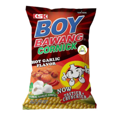 Boy Bawang Cornick Hot Garlic Flavour 90g