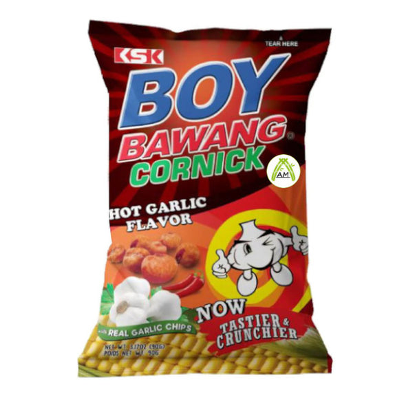 Boy Bawang Cornick Hot Garlic Flavour 90g