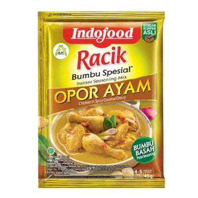 Indofood Opor Ayam 45g - Seasoning for Chicken in Rich Coconut & Spices Gravy