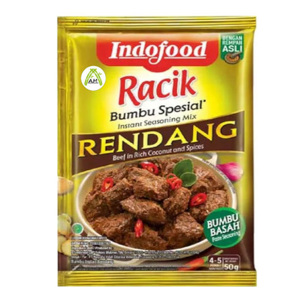 Indofood Bumbu Rendang 50g - Seasoning for Beef in Rich Coconut & Spices