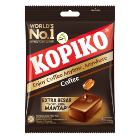 Kopiko Coffee Candy 175g - 50 pieces inside - Extra Besar Kopi Lebih Mantap