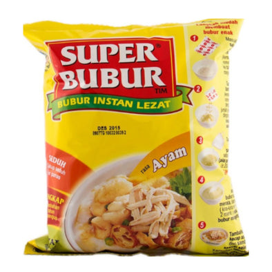 Super Bubur Instant 45g Rasa Ayam - Instant Chicken Porridge or Congee
