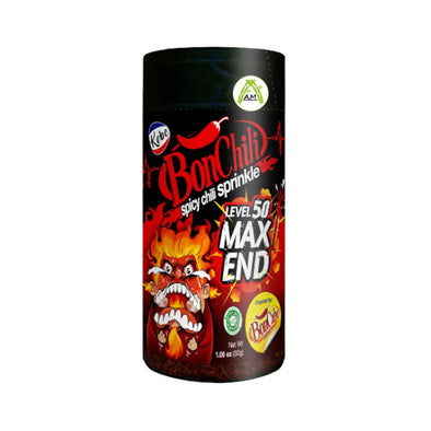 Kobe BonCabe Cabai Bubuk Level 50 Max End Pedas 30g - BonChili Spicy Chili Sprinkle Seasoning Level 50 Hot Max End