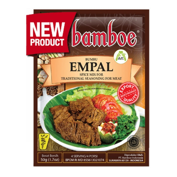 Bamboe Empal 50g - Instant Spices Mix for Traditional Meat Seasoning