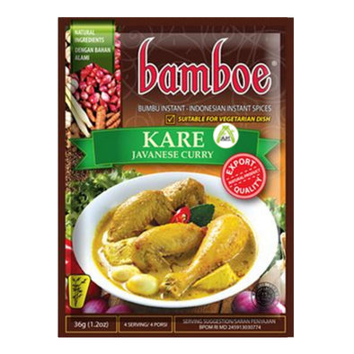 Bamboe Kare 36g - Javanese Yellow Curry Soup 36g