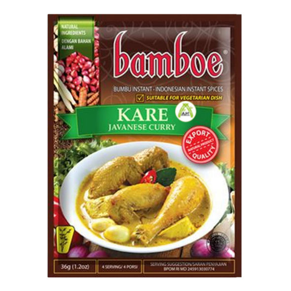 Bamboe Kare 36g - Javanese Yellow Curry Soup 36g