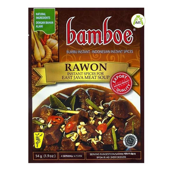 Bamboe Rawon 54g - Instant Spices for East Java Meat Soup