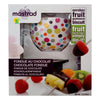 NEW Mastrad Fondue Set Incl Ceramic Bowl, 4 Stainless Steel Forks, Holder, Tea Light Candle