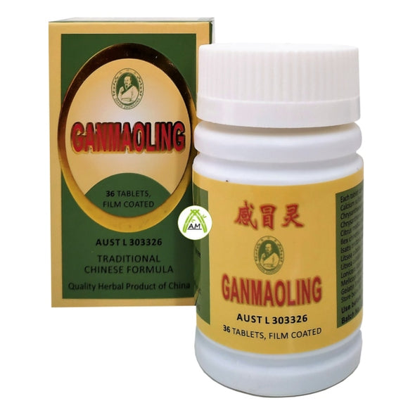 Zhang Zhong Jing Gan Mao Traditional Chinese Formula 36 tablets for Cold Flu Cough