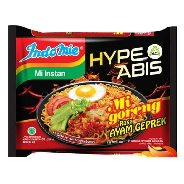 Indomie Fried Noodle Geprek Chicken Flavour 85g - Mi Goreng Rasa Ayam Geprek