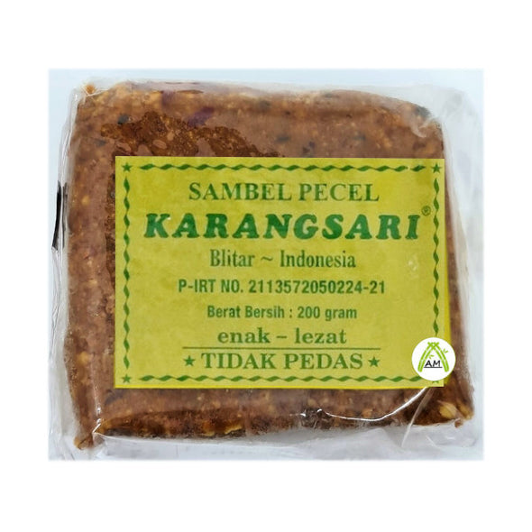 Karang Sari Sambel Pecel (Tidak Pedas) -  Instant Pecel Peanut Dressing (Mild) 200g