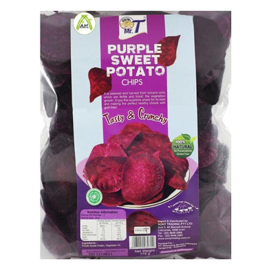 Mr. T Purple Sweet Potato Chips - Kripik Ubi Ungu