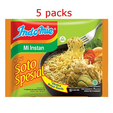 Indomie Rasa Soto Special Extra Koya Gurih 75g - Indomie Soto Special Flavour Instant Noodles