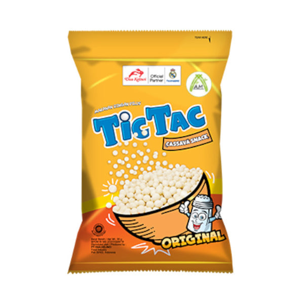 Tic Tac Cassava Snack Original Flavour - Tictac Pilus Snack Rasa Original 90g
