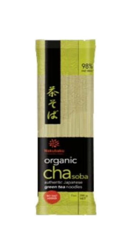 Hakubaku Organic Cha Soba Japanese Green Tea Noodle 200g