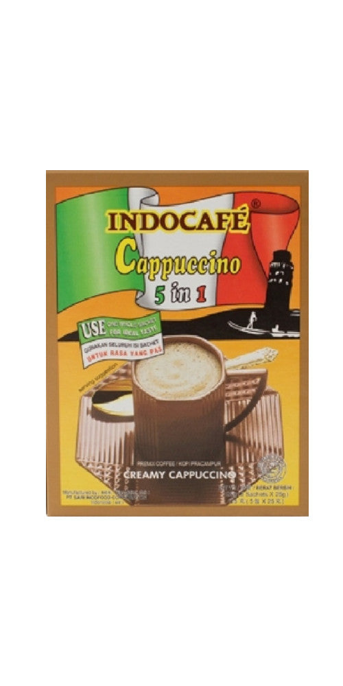 Indocafe Cappuccino 5x25g