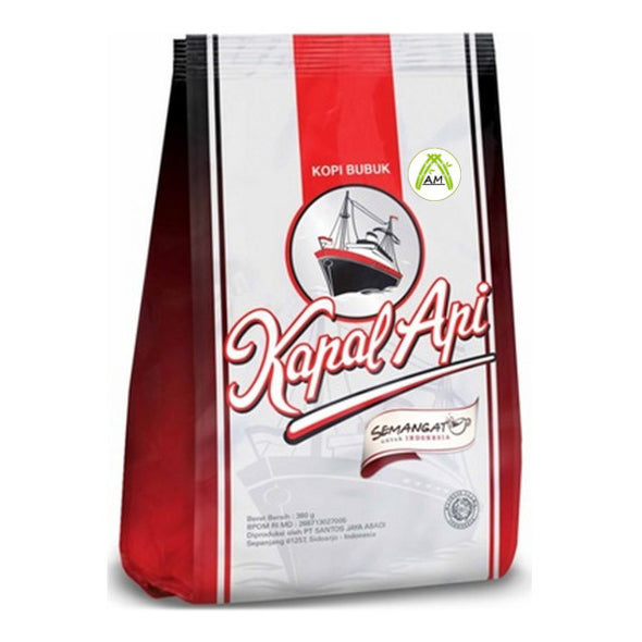 Kapal Api Kopi Bubuk - Kapal Api 100% Coffee powder 380g